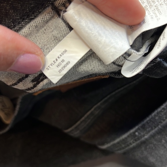 EUC Madewell 10 inch high rise skinny jeans size 26 tall - Picture 6 of 9